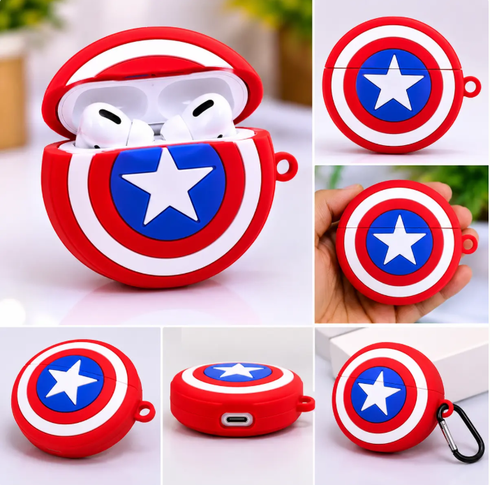 Captain Shield AirPods Case Cover
